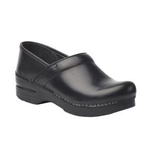 Dansko Professional Cabrio Black Leather Clog size 38/8